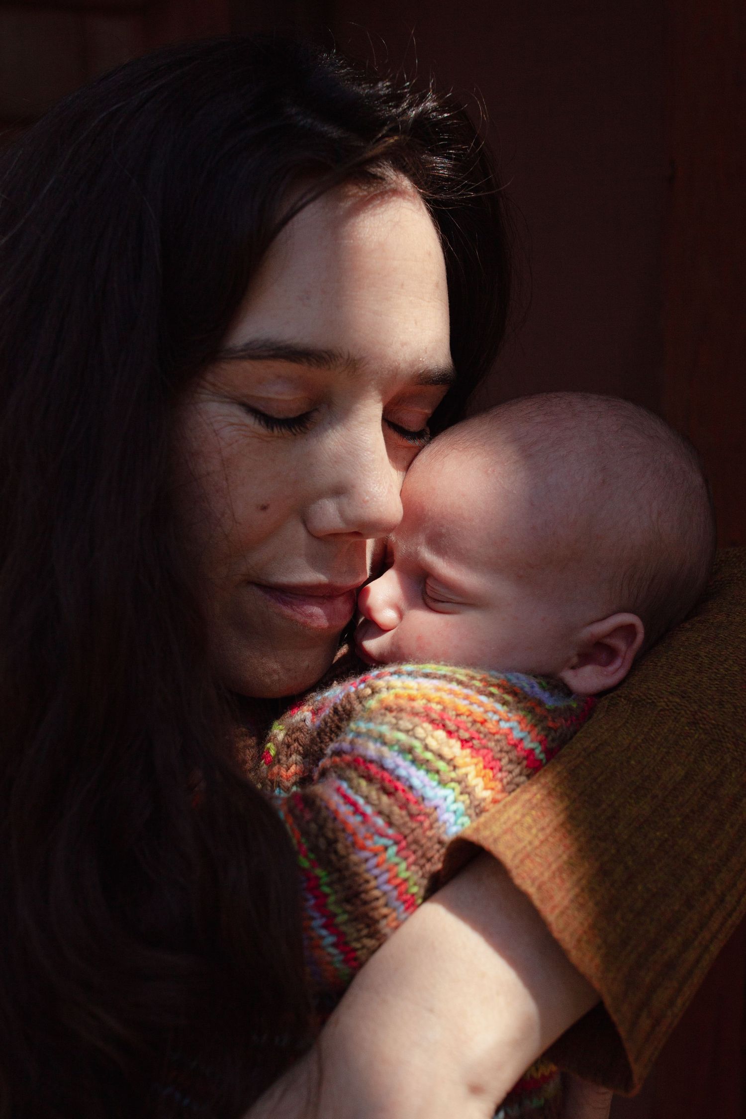 In-home newborn session, Corte Madera