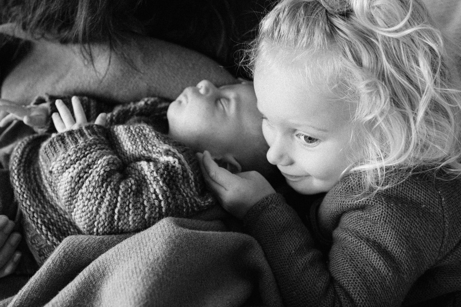 In-home newborn session, Corte Madera