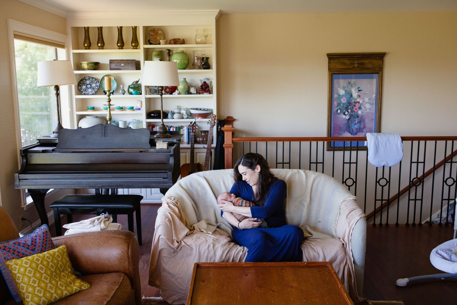 In-home newborn session, Corte Madera